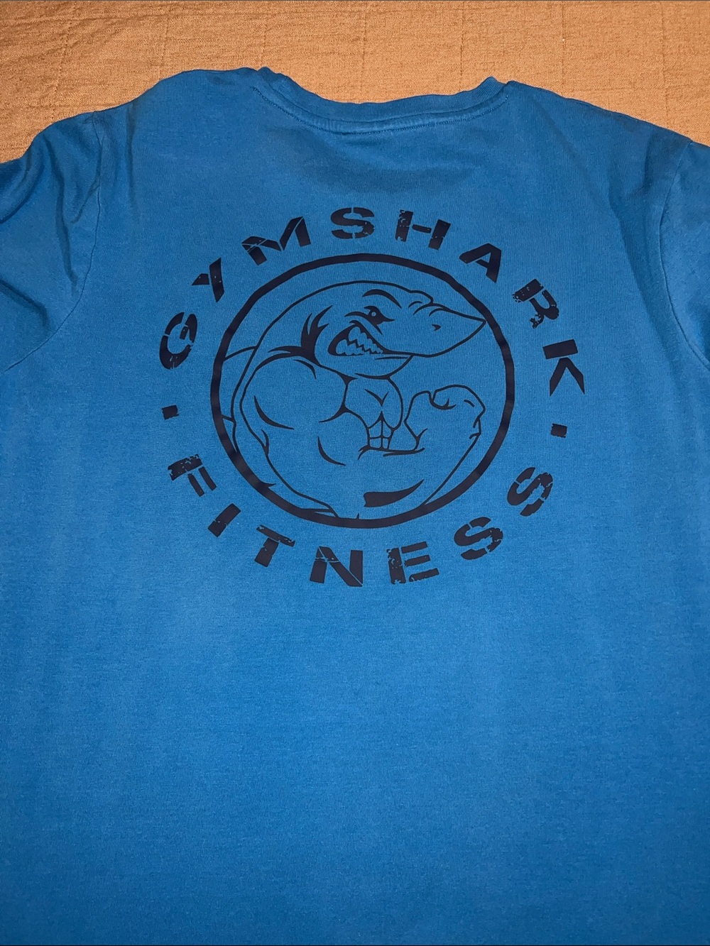 Gymshark Teal/Blue Men's Crew Neck Short Sleeve Tee - Picture 3 of 3